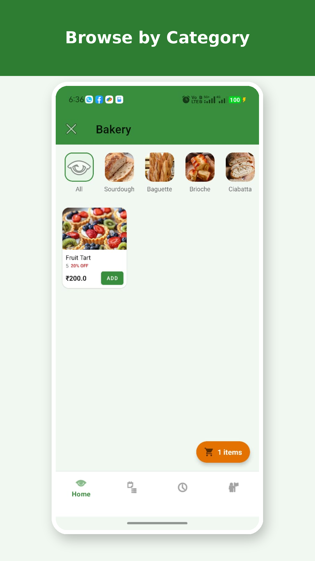 Browse categories
